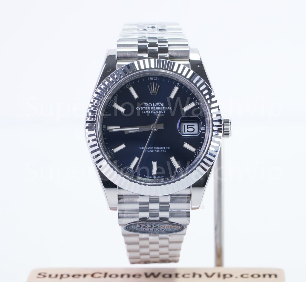 Rolex DateJust 126334 Matte Dark Blue Dial 41mm 11 Super Clone Watch