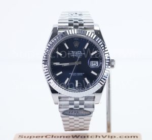 Rolex DateJust 126334 Matte Dark Blue Dial 41mm 11 Super Clone Watch