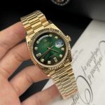 Rolex Day Date 228235 Moissanite Green Dial 36mm 2