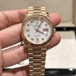 Rolex Day Date 228235 Moissanite Mother of Pearl Dial 36mm 1