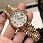 Rolex Day Date 228235 Moissanite Mother of Pearl Dial 36mm 6