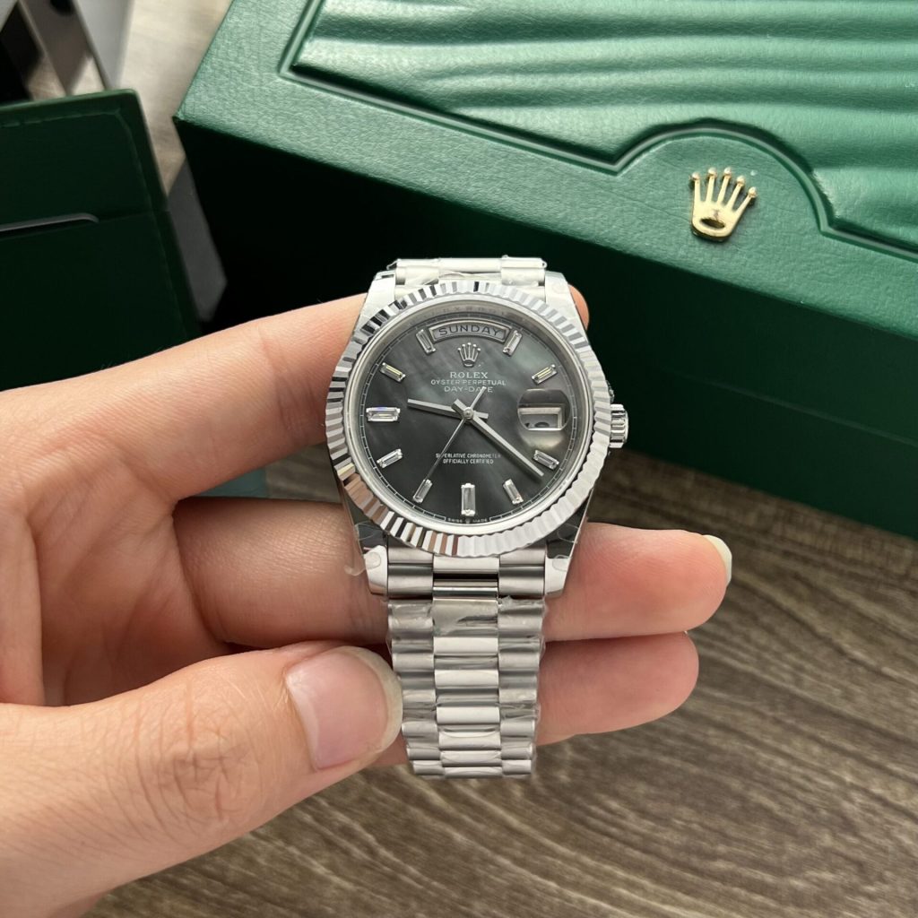 Rolex Day Date 228239 Black Mother of Pearl Dial 40mm 1