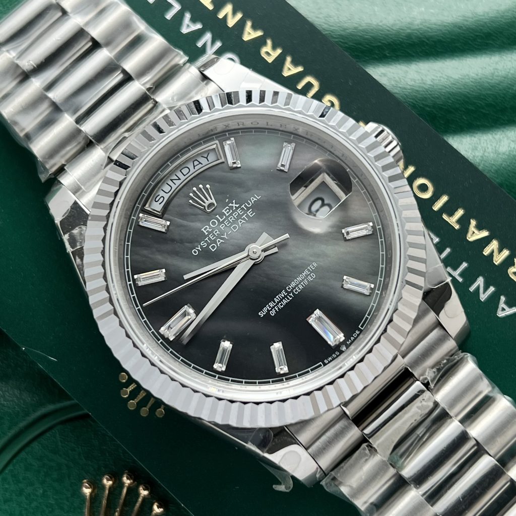 Rolex Day Date 228239 Black Mother of Pearl Dial 40mm 3 scaled