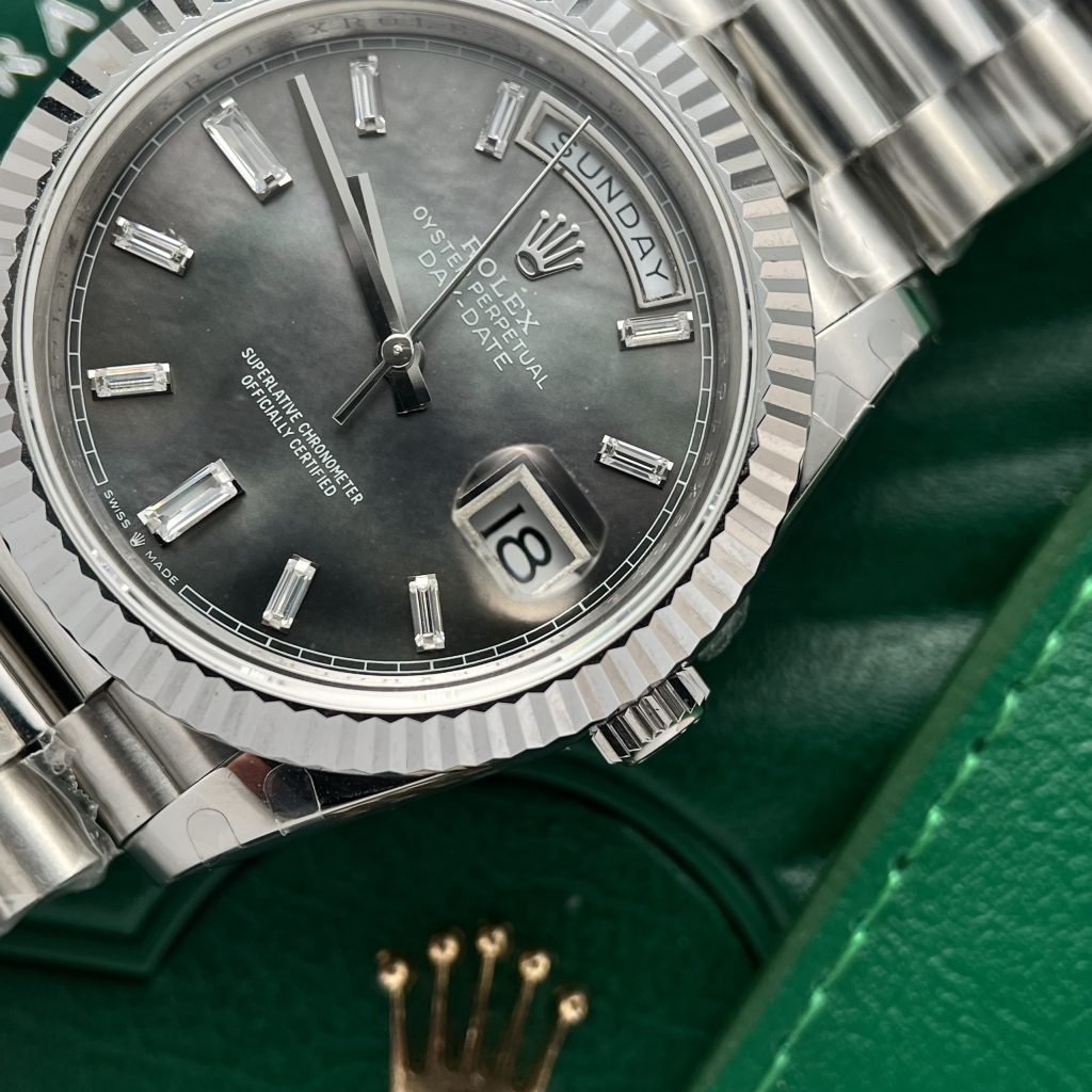 Rolex Day Date 228239 Black Mother of Pearl Dial 40mm 5 scaled