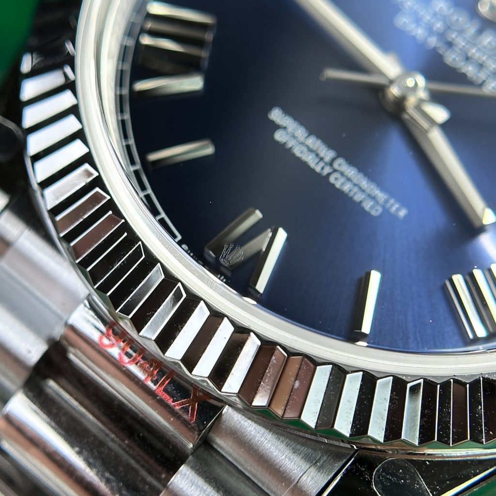 Rolex Day Date 228239 Roman Blue Dial 40mm 4