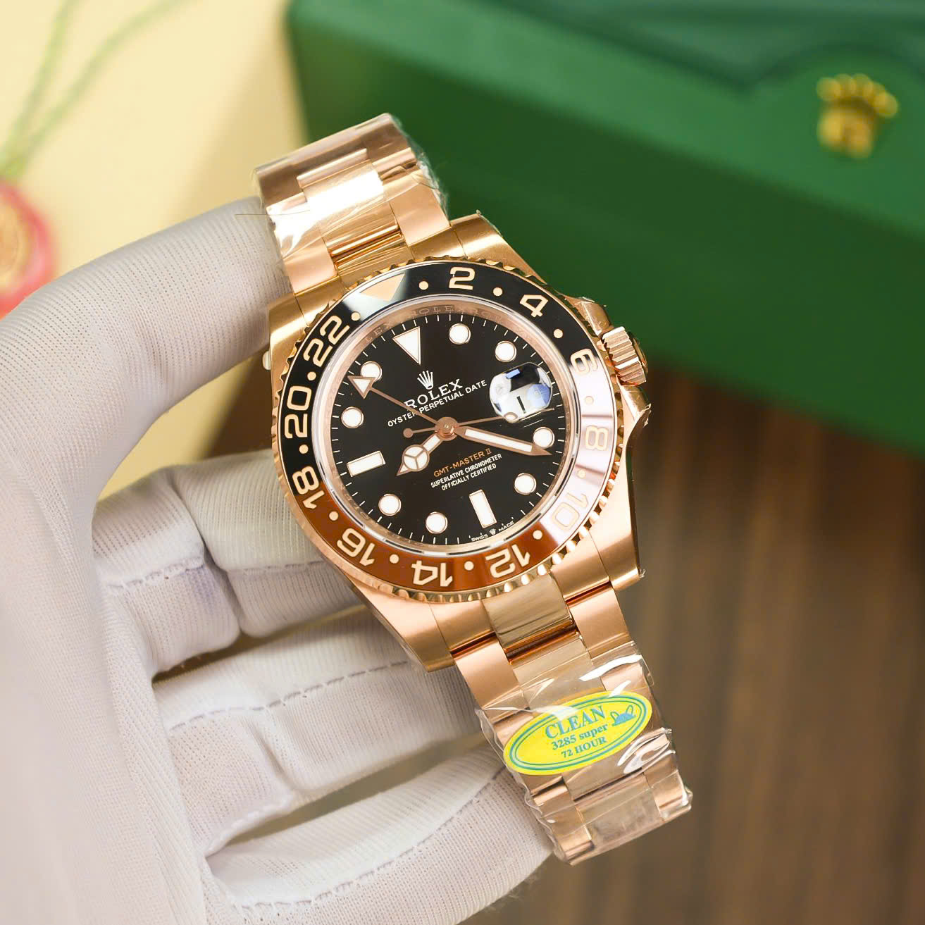 Rolex GMT-Master II 126715CHNR Root Beer Oyster replica watch