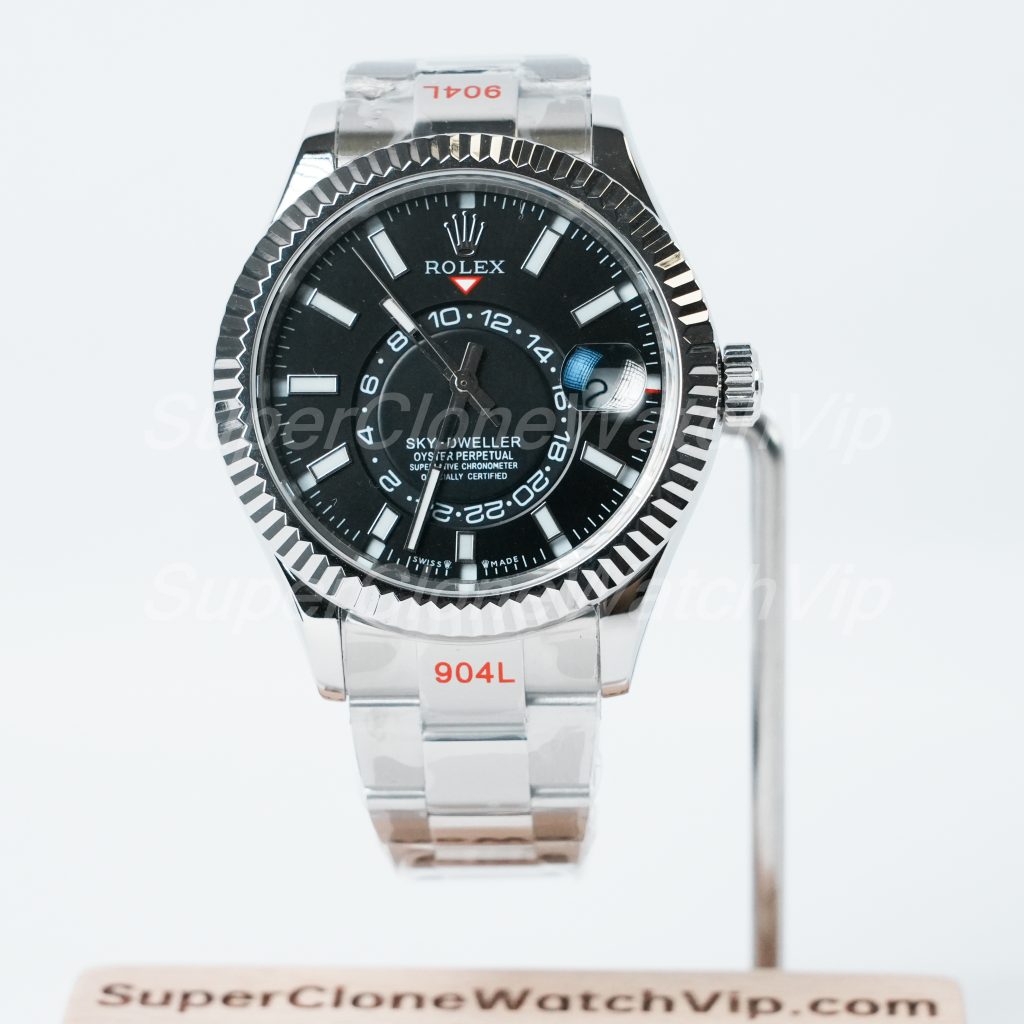 Rolex Sky Dweller 326934 Black Dial Oyster 42mm 11 Super Clone Watches