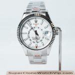 Rolex Sky Dweller 326934 White Dial Oyster 42mm 11 Super Clone Watches