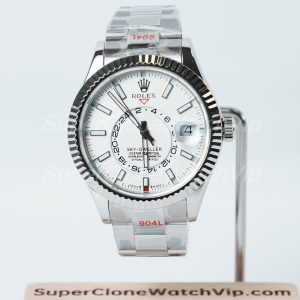 Rolex Sky Dweller 326934 White Dial Oyster 42mm 11 Super Clone Watches