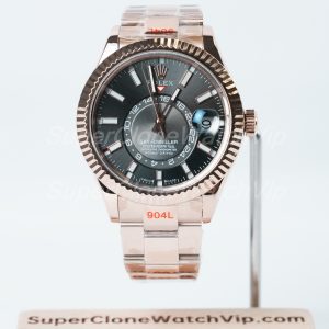 Rolex Sky Dweller 326935 Grey Dial Rose Gold Oyster 11 Super Clone Watches