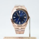 Vacheron Constantin Overseas 4500V Blue Dial Rose Gold 41mm Replica Watch