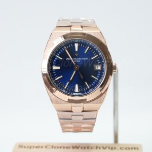 Vacheron Constantin Overseas 4500V Blue Dial Rose Gold 41mm Replica Watch