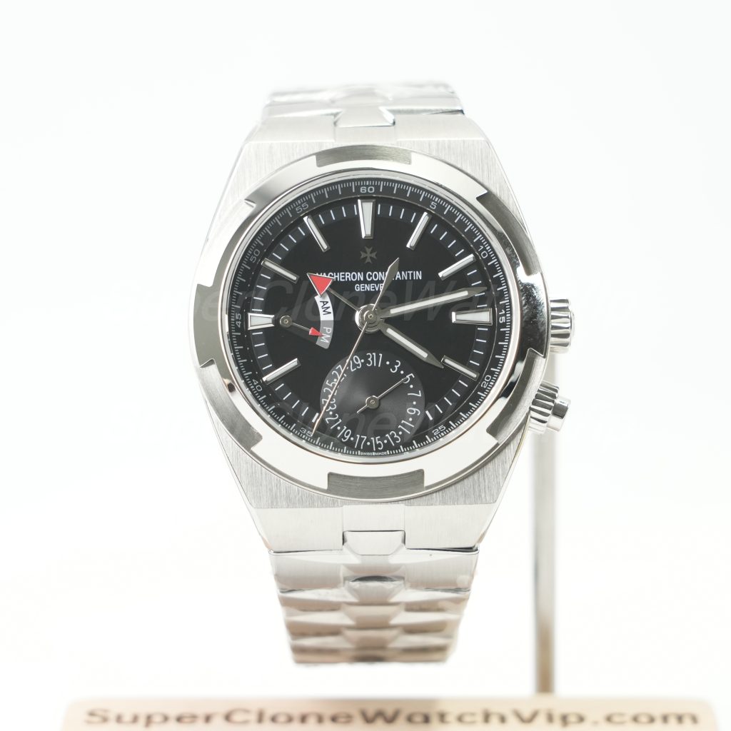 Vacheron Constantin Overseas 7900V Black Dial Stainless Steel 42.5mm Replica Watch