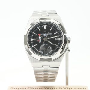 Vacheron Constantin Overseas 7900V black dial replica watch for travel style and darker dial comparison