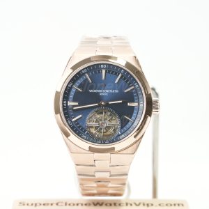 Vacheron Constantin Tourbillon 6000V Blue Dial Rose Gold 42.5mm 11 Super Clone Watches