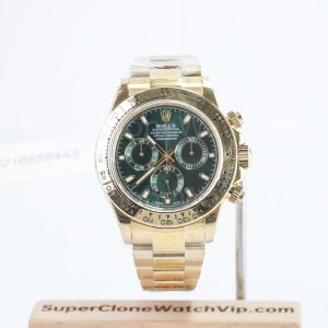 Rolex Cosmograph Daytona 116508 Yellow Gold Green Dial 40mm Replica Watch - 1-118-scaled