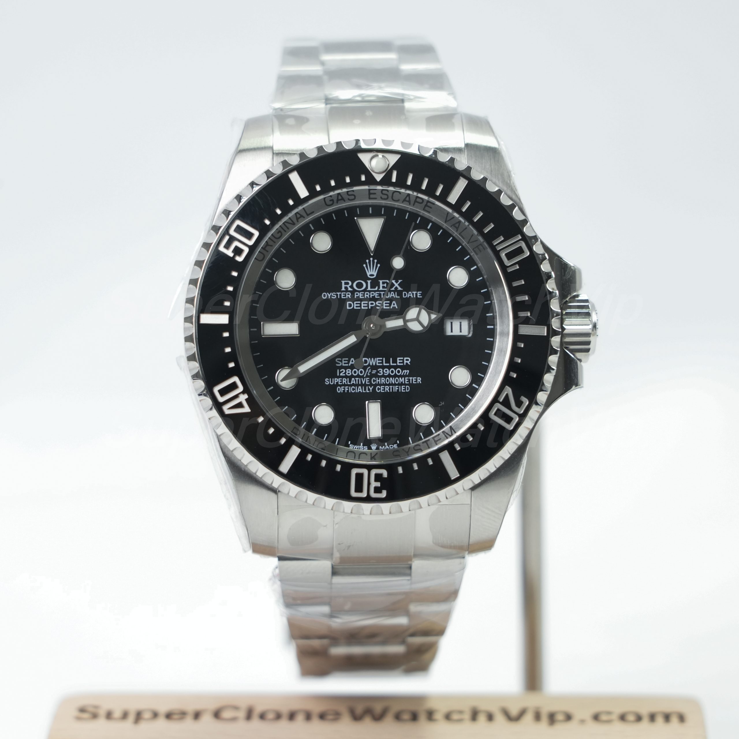 Rolex Deepsea 126660 black dial black ceramic bezel Oyster bracelet 44mm replica watch