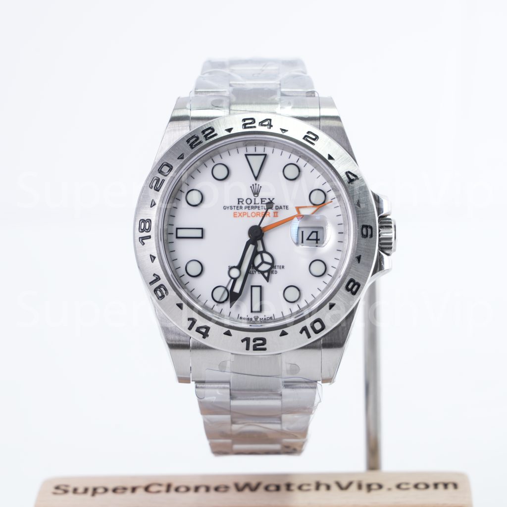 Rolex Explorer II 226570 White Dial Steel 42mm Replica Watch - 1-144-scaled