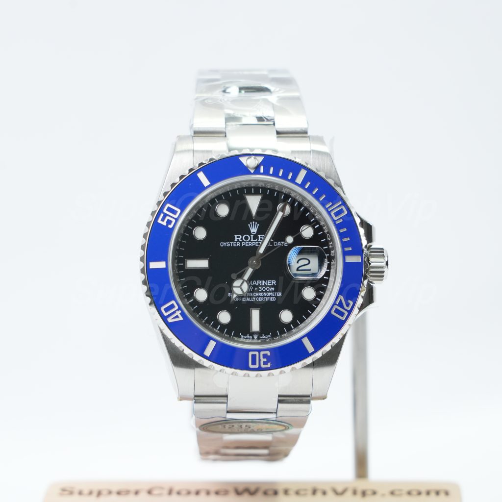 Rolex-Submariner-126610LB-Black-Dial-Blue-Bezel-Steel-41mm Replica Watches - 1-153-scaled