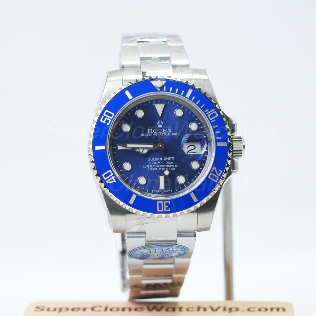 Rolex-Submariner-16610LB-Blue-Dial-Blue-Bezel-Steel-40mm Replica Watches - 1-154-scaled
