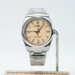 Rolex Oyster Perpetual Steel Model Light Brown Dial Oyster Bracelet 36mm Replica Watch - 1-178-scaled