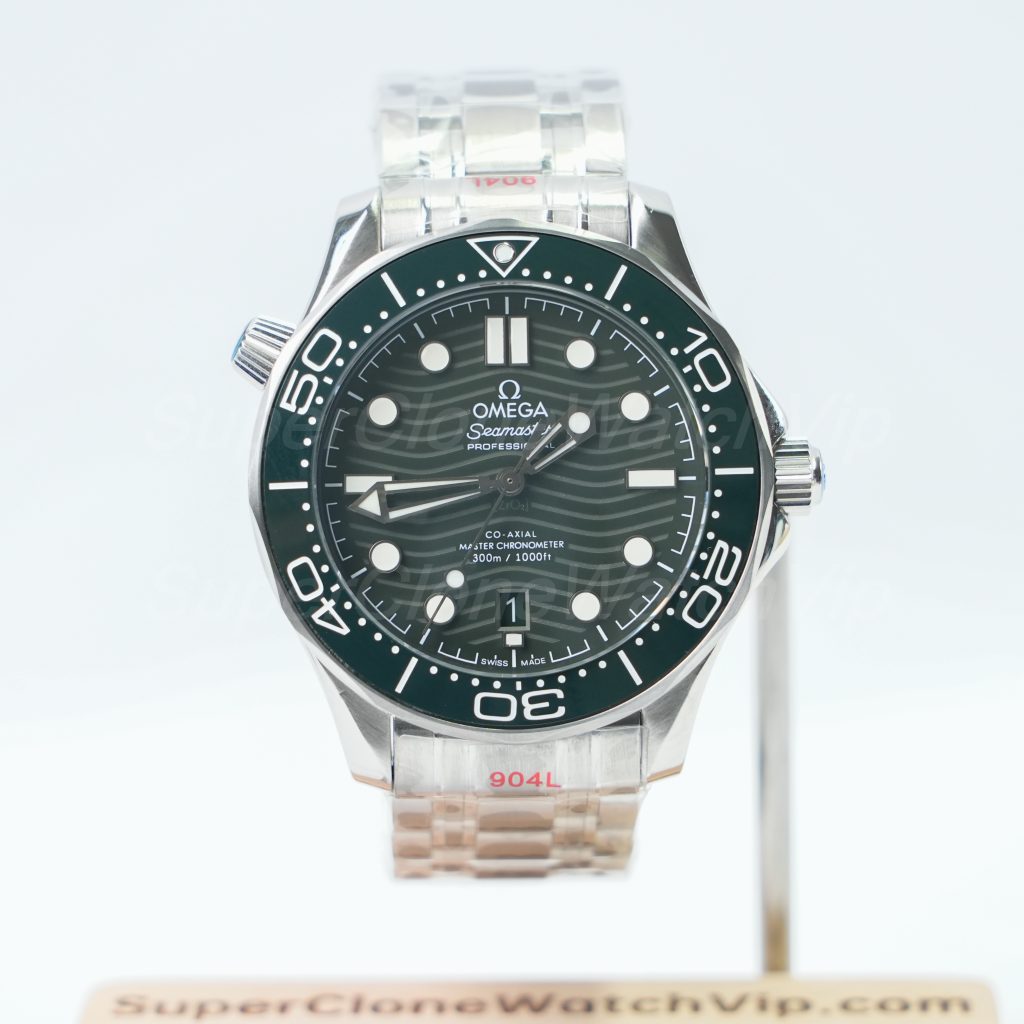Omega-Seamaster-Green-dial 42 Replica Watches - 1-181-scaled