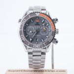 Omega Seamaster Planet Ocean 600M chronograph grey orange replica watch