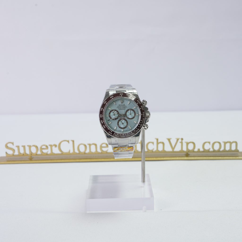 Rolex Daytona replica watch product example for super clone comparison