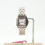 Cartier Panthère Two-Tone Rose Gold White Dial Two-Tone Rose Gold Bracelet 22x30mm Replica Watches - 1-213-scaled