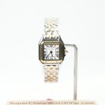 Cartier Panthère Two-Tone White Dial Two-Tone Bracelet 22x30mm Replica Watches - 1-215-scaled