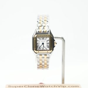 Cartier Panthère Two-Tone White Dial Two-Tone Bracelet 22x30mm Replica Watches - 1-215-scaled