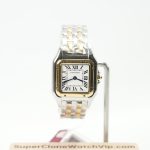 Cartier Panthère Two-Tone White Dial Two-Tone Bracelet 27x37mm Replica Watches - 1-217-scaled