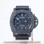 Panerai Submersible PAM01616 Carbotech Black Dial Carbon Fiber Dive Bezel Black Rubber Strap 47mm Replica Watches - 1-237-scaled
