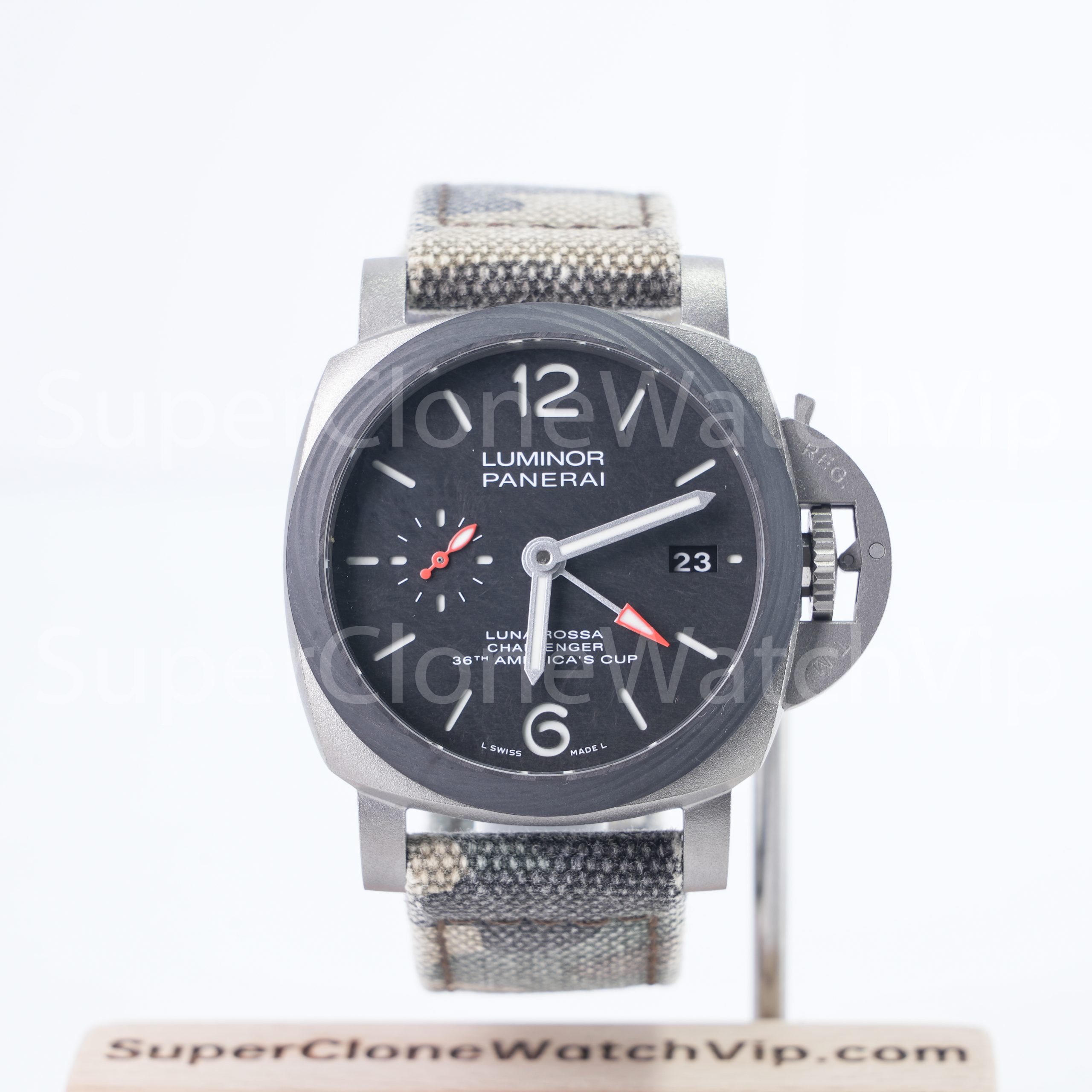 Panerai Luminor Luna Rossa GMT replica watch for factory version and QC photo review