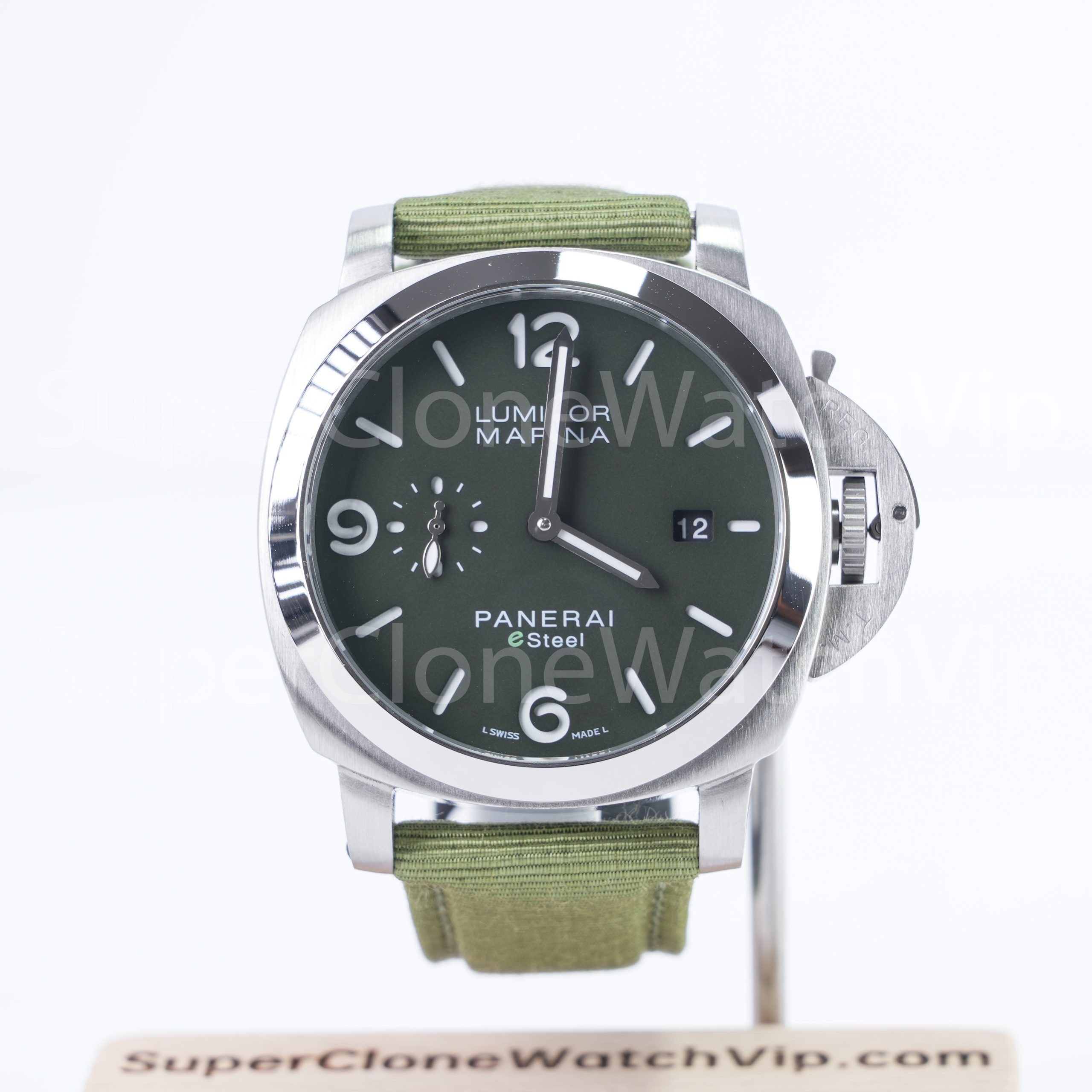 Panerai Luminor Marina eSteel green dial replica watch for daily wear and QC selection guide