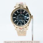 Rolex-Sky-Dweller-326238-Black-Dial-Yellow-Gold-42mm Super Clone Watches Replica Watches - 1-248-scaled