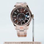 Rolex-Sky-Dweller-326235-Coffee-Dial-Rose-Gold-42mm Super Clone Watches Replica Watches - 1-250-scaled