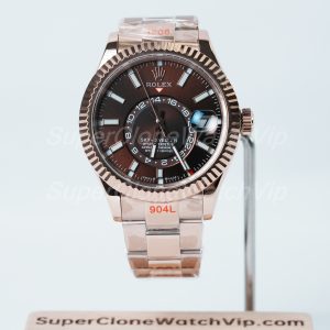 Rolex-Sky-Dweller-326235-Coffee-Dial-Rose-Gold-42mm Super Clone Watches Replica Watches - 1-250-scaled