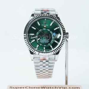 Rolex-Sky-Dweller-326934-Forest-Green-Dial-Steel-42mm Super Clone Watches Replica Watches - 1-252-scaled