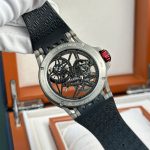 Roger Dubuis Excalibur Spider RDDBEX0545 Titanium Skeleton Dial Titanium Bezel Black Rubber Strap 45mm Replica Watches - 10-130