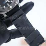 Panerai Submersible PAM00973 Steel Black Dial Brushed Steel Bezel Black Rubber Strap 42mm Replica Watches - 10-152-scaled