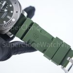 Panerai Submersible Verde Militare PAM01055 Steel Green Dial Green Rubber Strap 42mm Replica Watches - 10-160-scaled