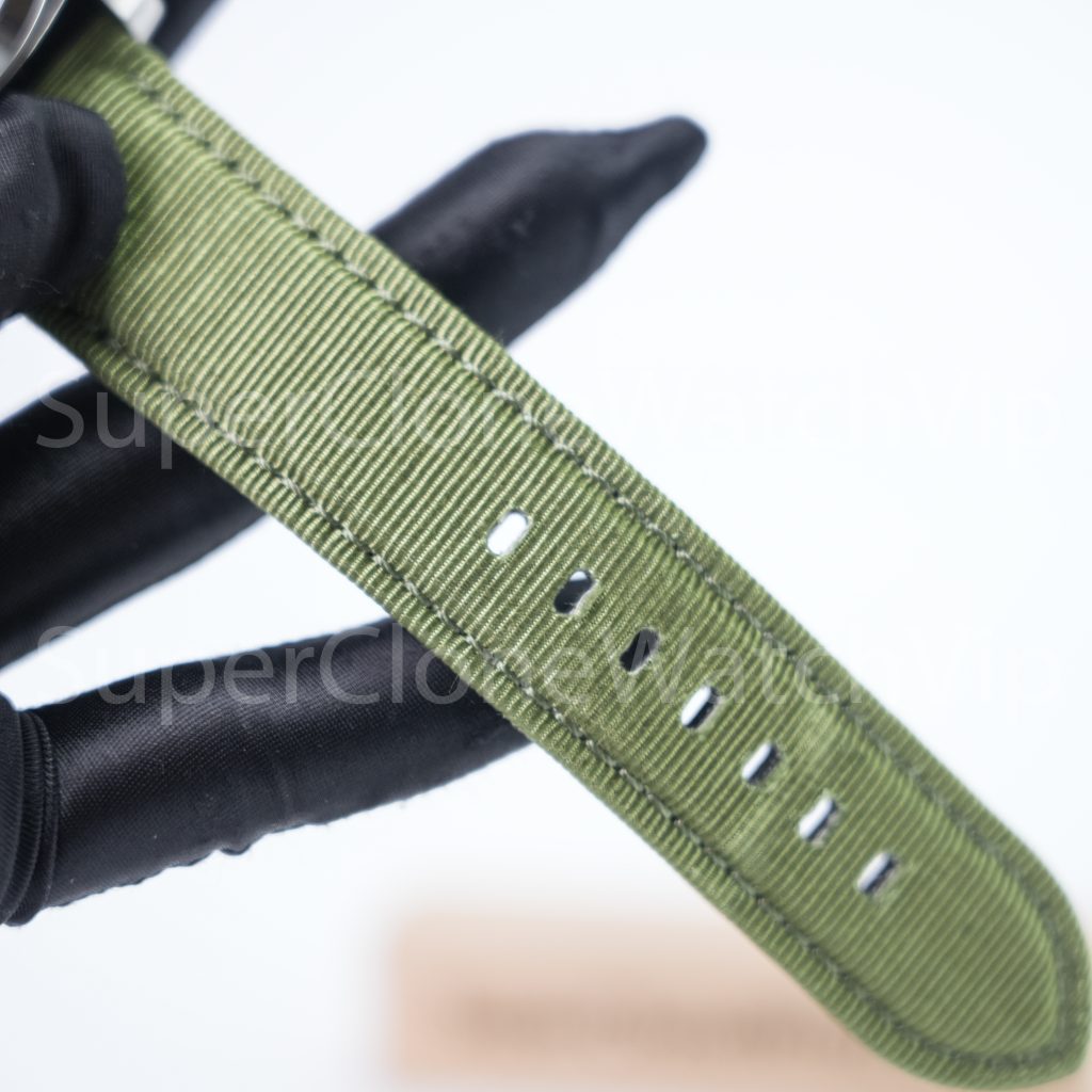 Panerai Luminor Marina eSteel PAM01356 Verde Smeraldo Green Gradient Dial Fabric Strap 44mm Replica Watches - 10-161-scaled