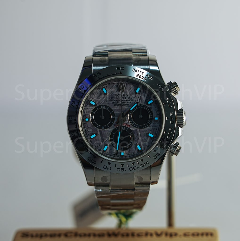 Rolex Cosmograph Daytona 116509 Meteorite Dial Steel 40mm Replica Watch - 2-119-scaled