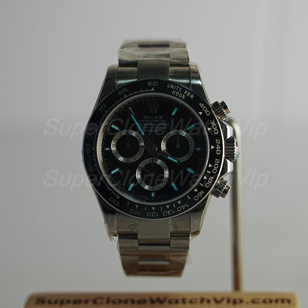 Rolex Cosmograph Daytona 126500LN Steel Model Black Dial Ceramic Bezel Oyster Bracelet 40mm Replica Watch - 2-123-scaled