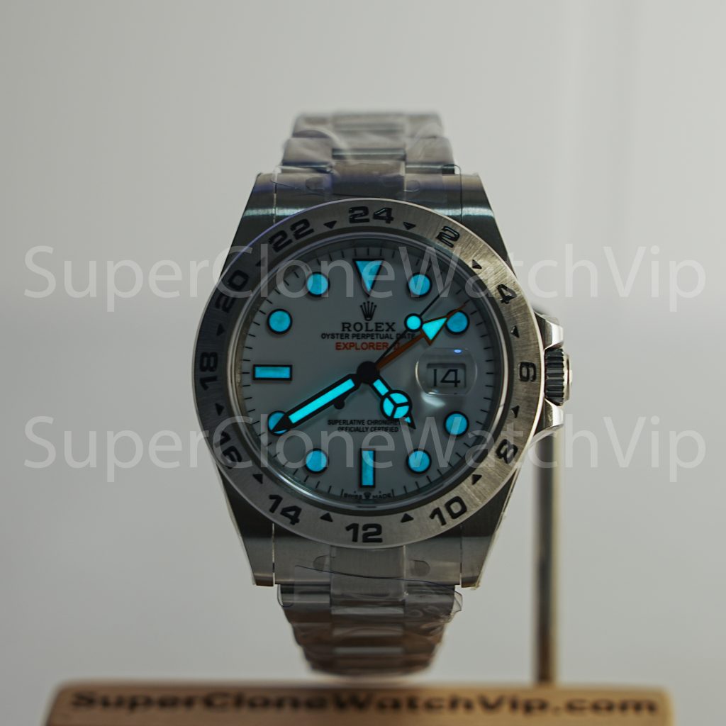 Rolex Explorer II 226570 White Dial Steel 42mm Replica Watch - 2-149-scaled