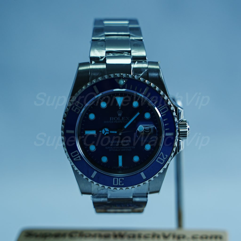 Rolex-Submariner-16610LB-Blue-Dial-Blue-Bezel-Steel-40mm Replica Watches - 2-160-scaled