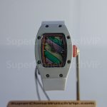 Richard Mille RM 07-03 Bonbon Steel Marshmallow Dial Steel Bezel White Rubber Strap 31mm Replica Watch - 2-174-scaled