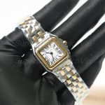 Cartier Panthère Two-Tone White Dial Two-Tone Bracelet 22x30mm Replica Watches - 2-223-scaled