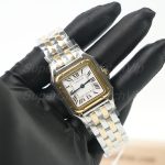 Cartier Panthère Two-Tone White Dial Two-Tone Bracelet 27x37mm Replica Watches - 2-225-scaled